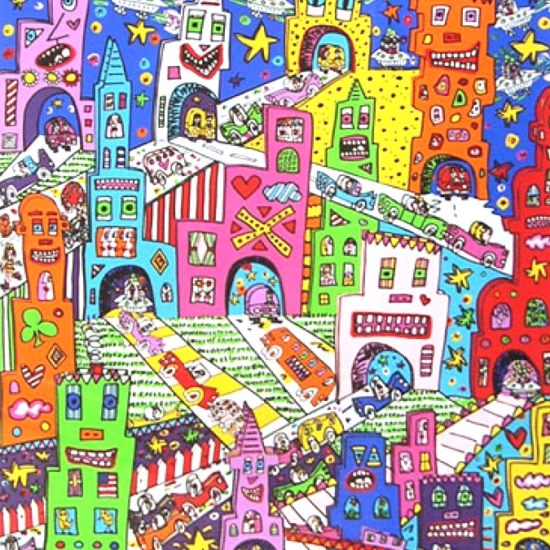 ジェームス・リジィの絵画作品　タイトルは、short cut